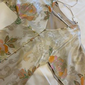 Adriana Iglesias silk kimono dress
